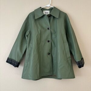 ❤️SOLD❤️ BUD green faux leather jacket